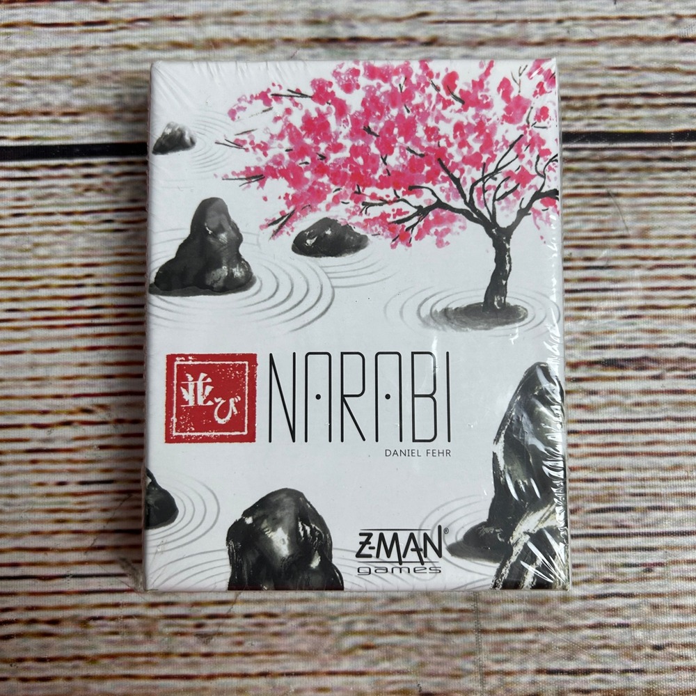 Z-Man Games Narabi Card Game Japanese Rock Garden Strategy ZM017 New Sealed